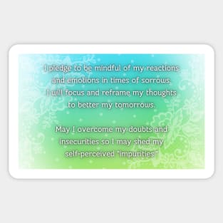 Mindfulness Pledge Sticker